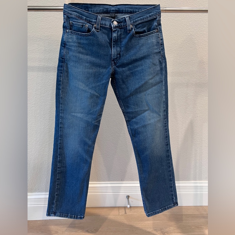 Levi's Dark Blue Straight Jeans